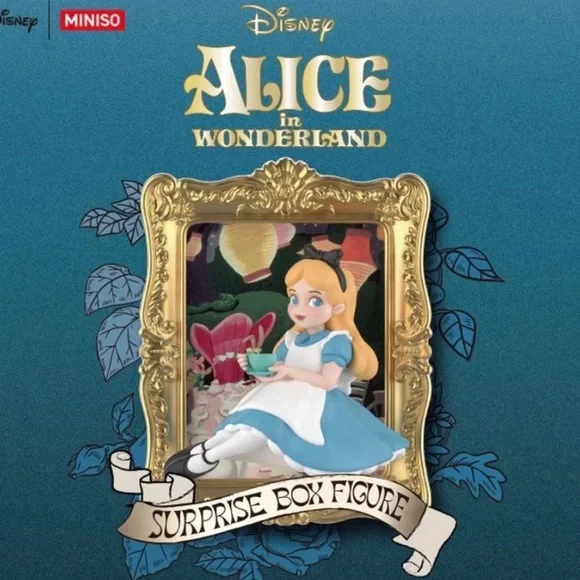 MINISO Disney Alice in Wonderland Frame Decor Figure WHITE HURRYING RABBIT - Picture 2 of 4